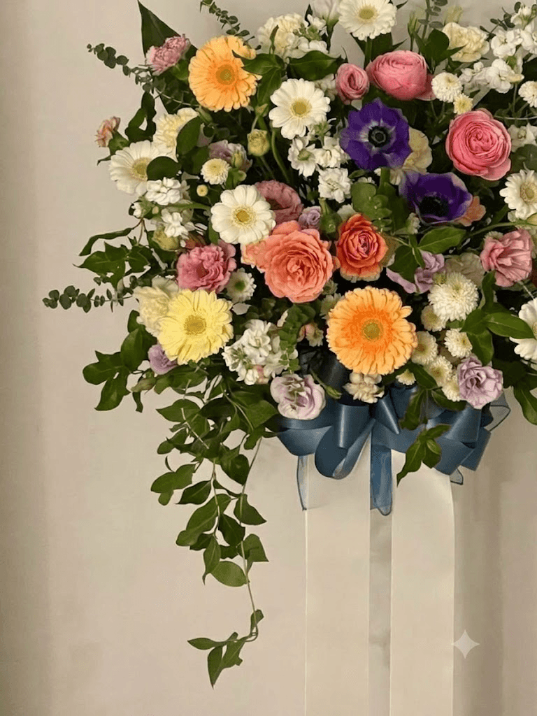 개업 축하 3단 화환